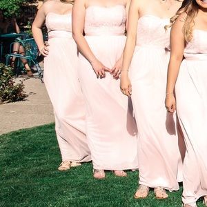Petal Pink David’s Bridal Bridesmaid Dress